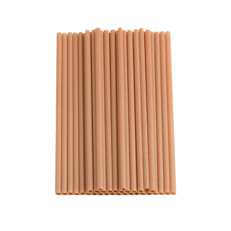 Plant fiber straws